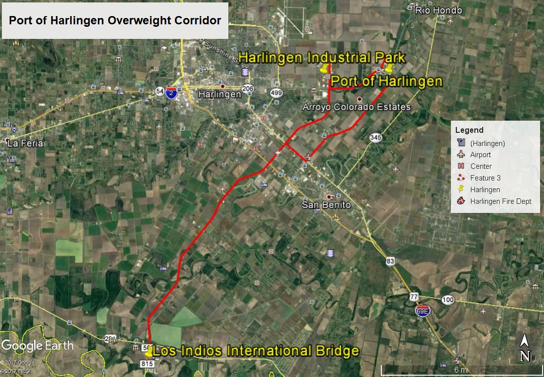 Port of Harlingen Permit Map